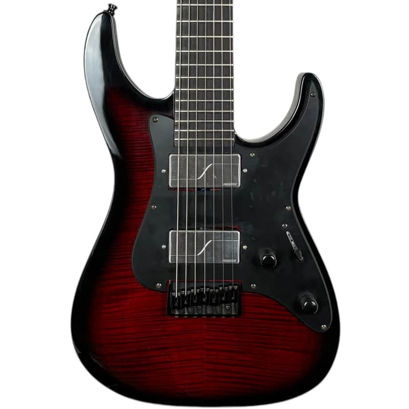 ESP LTD Alex Wade Signature AW-7 2012 - Blood Red Sunburst image 1