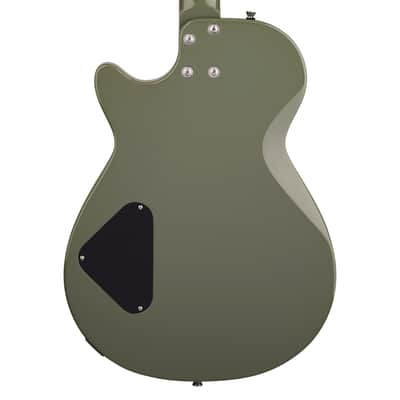 Used Gretsch Streamliner Jet Club 1 Pickup Electric Guitar - Olive Drab image 7