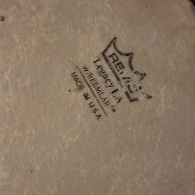 Ludwig  Blue Olive pointed badges 70's - White Cortex image 7