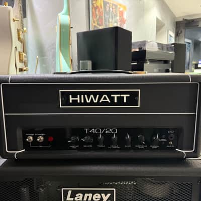 Hiwatt T40/20 2-Channel 40-Watt Guitar Amp Head 2019 - Present - Black image 2
