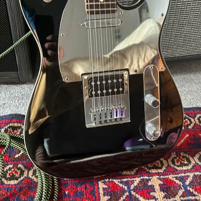 Fender John 5 Telecaster RW BK - Rare Custom Headstock Japanese market model 2005 - Black image 3
