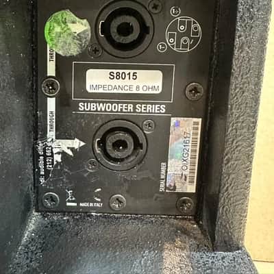 RCF S8015 15" Subwoofer 8 Ohm Passive Speaker #8015 (LOT OF 2) THS image 8