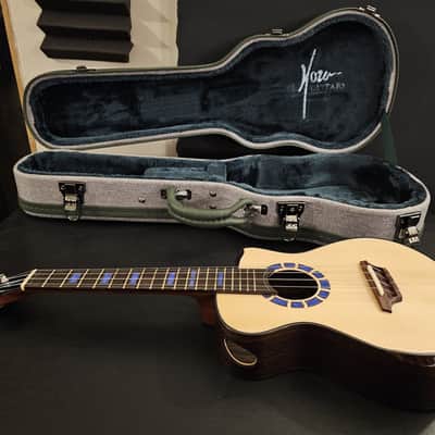 Hozen - Green Label Tenor Ukulele - German Spruce With Indian Rosewood w/ Case image 4