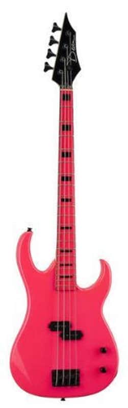 Dean Custom Zone Solid Body Electric Guitar Fluorescent Pink image 1