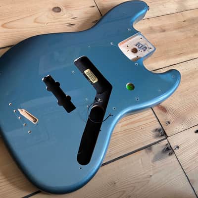 Fender Player Jazz Bass Guitar Body 2019 Mexico Mexican MIM Lake Placid Blue Alder image 2
