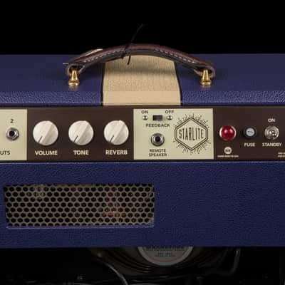 Magnatone Eddie's Exclusive Starlite 1x10 Combo w/Reverb - Plum & Vanilla Bronco #9124 image 5