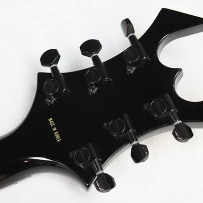 2005 BC Rich Warlock Platinum Pro Series Guitar, Left-Handed, OHSC, Black #27569 image 10