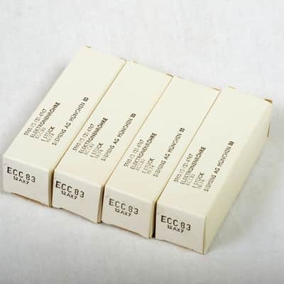 NOS Siemens ECC83 / 12AX7 Preamp Tubes – Set of 4 – Made in Germany image 3