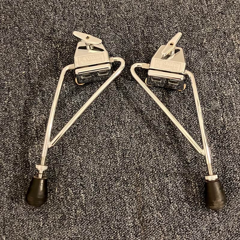 Sonor 1980s Heavy-Duty Bass Drum Spurs for Signature / Phonic Plus (Pair) image 1
