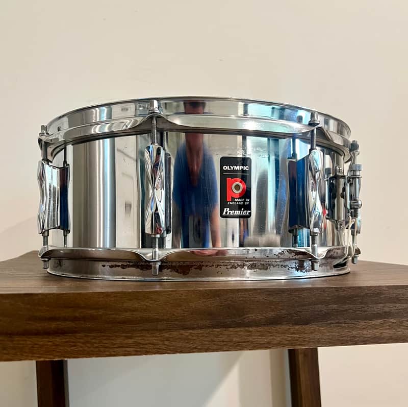 Vintage Premier Olympic 14” Snare Drum - Made in England image 1