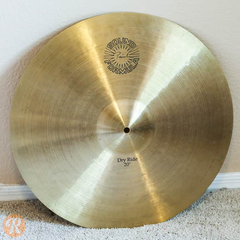 Paiste 20" Sound Formula Dry Ride Cymbal 1990-1992 image 1