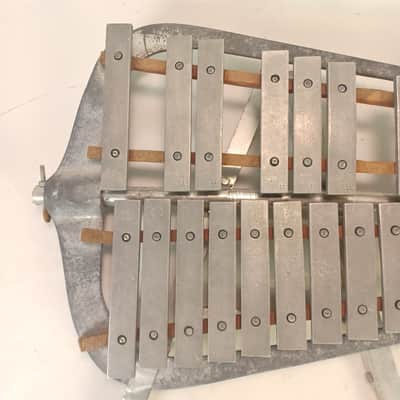 Marching Bell Lyra Glockenspiel Xylophone Vintage Large Size Frame Backing Bars image 3