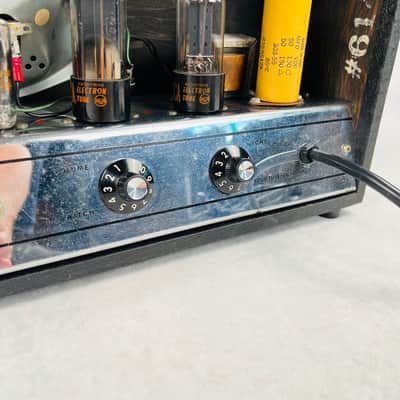 Rex Valco Model 6143 1x8" Combo Amplifier 1965 - Black image 9