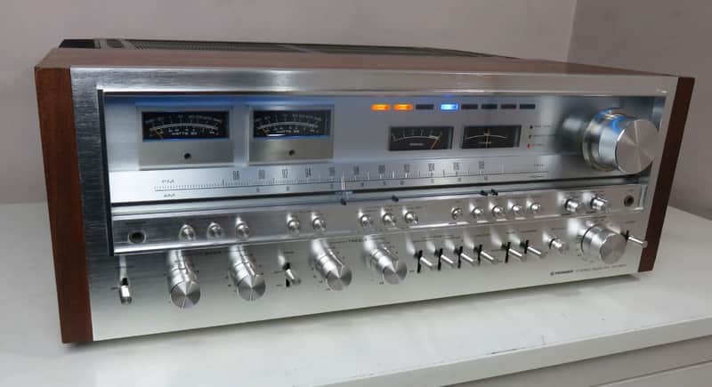 PIONEER SX-1980 RECEIVER WORKS PERFECT SERVICED FULLY RECAPPED + LED's EXCELLENT image 1