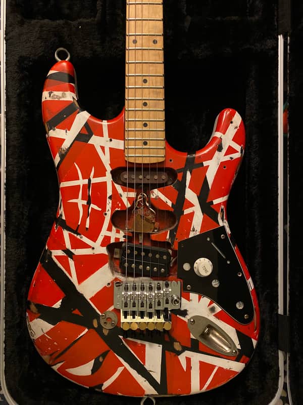 Custom Van Halen 1982 Frankenstrat EVH Frankenstein replica image 1