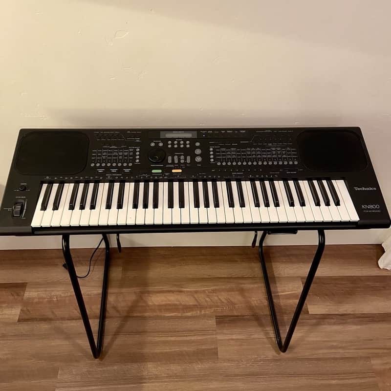 Technics K800 Arranger Keyboard 1989-1990 - Black image 1