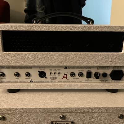Friedman JEL-20 Jake E. Lee Signature 2-Channel 20-Watt 1x12" Guitar Amp Half Stack 2025 Rare White! image 4