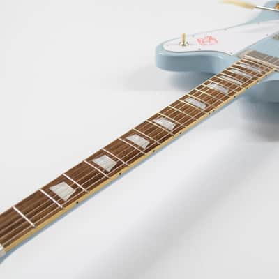 Epiphone 1963 Firebird V Electric Guitar - Frost Blue image 7
