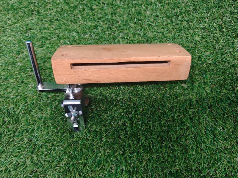⚡Vintage Hoop-clamp Woodblock & Cowbell/Percussion Holder Made In Japan⚡ image 1