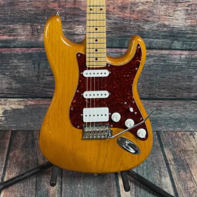 Used Partscaster HSS Stratocaster Electric Guitar with Bag image 2