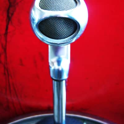 Vintage 1950's Electro-Voice 638 / 641 Omnidirectional Dynamic Microphone Hi Z harp mic w 1/4 inch cable adapter image 5
