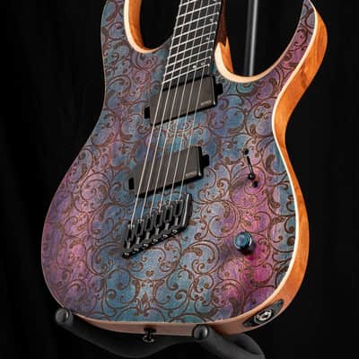 Mayones Duvell Elite VF EMG 6 Transparent Custom Floral image 5