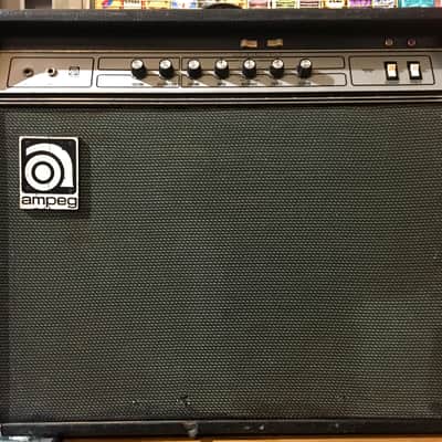 1979 Ampeg V-4 100-Watt All Tube Electric Guitar Amplifier Head in Ampeg VT-22 2 x 12" Combo Cabinet image 1