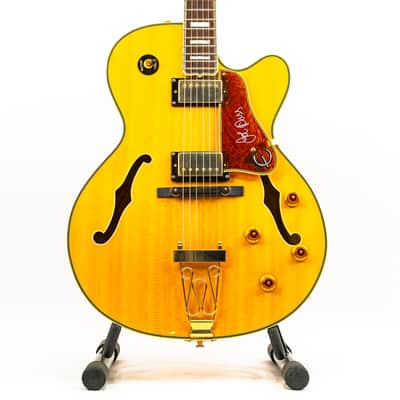 2004 Epiphone Joe Pass Emperor-II Pro Hollowbody Guitar – Natural with Case