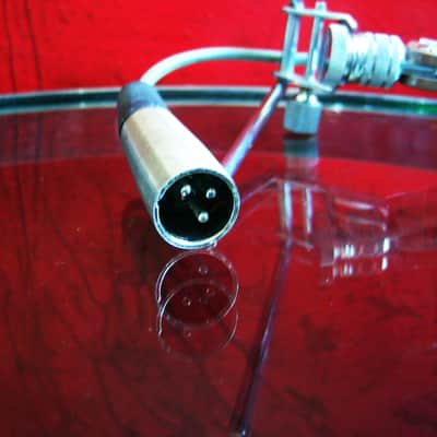 Vintage 1960's Argonne AR-16 dynamic harp microphone High Z w accessories Calrad Lafayette Olson Shield image 10