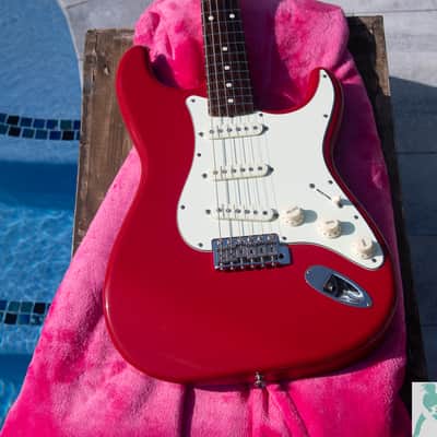 2017 Fender Japan Traditional 60'S Stratocaster - Torino Red Finish - Made in Japan - Pro Set Up! w Perfect Frets/Action/Intonation image 9