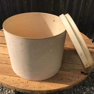 TAMA Superstar 18x22 Birch Bass Drum Shell & Hoops (Project Drum) image 8