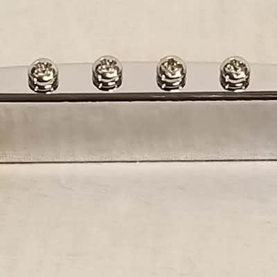 Fender Mustang Fully-adjustable Guitar Bridge (Japan), Chrome image 3