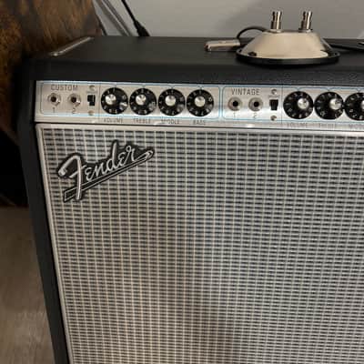 Fender '68 Custom Twin Reverb-Amp 2-Channel 85-Watt 2x12" Guitar Combo 2013 - Present - Black image 7