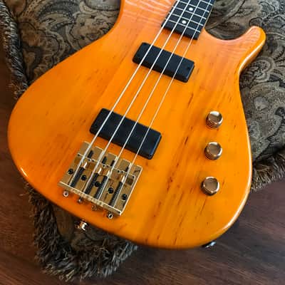 Dean Jeff Berlin Signature European Custom Natural Amber and Ebony Bartolini image 2