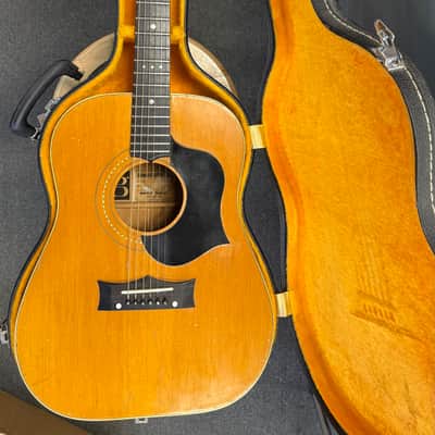 Grammer G-10 Acoustic 1969-70 Spruce Top Flame Maple Back & Sides with Case - Pre Owned image 1