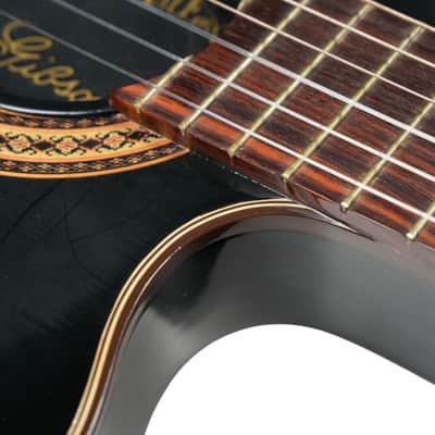 1984 Gibson Chet Atkins CE Solid-Body Nylon String Electric - Black - Narrow Neck image 24