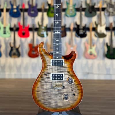 PRS Custom 24 "10 Top" Wood Library Spec - Rosewood Neck - Burnt Maple Leaf image 5