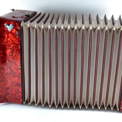 Vintage German Made TOP Piano Accordion Weltmeister 60 bass,8 sw.+Original Hard Case&Shoulder Straps image 9