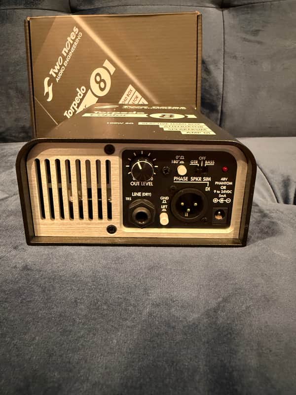 Two Notes Torpedo Captor Loadbox/Attenuator/DI - 8 Ohm 2010s - Black image 1