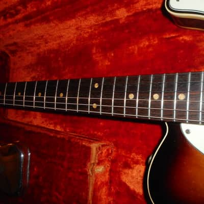fender Custom Telecaster 1961  (rare)- Sunburst (refin), replaced neck, Super Rare Blonde Fender case!! image 5