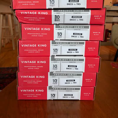 Vintage King PROJECT SERIES DB25 - TRS - 10' - 8 Channel Snake image 4