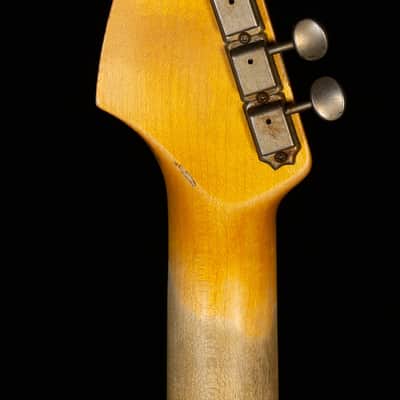 Fender Custom Shop 1959 Stratocaster Heavy Relic Rosewood Fingerboard Aged White Blonde (691) image 6
