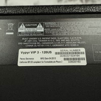 Peavey VYPYR VIP 3 100W Guitar Modeling Combo Amp W/ Sanpera II Foot Controller image 12