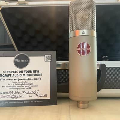 Mojave MA-200 Large Diaphragm Cardioid Tube Condenser Microphone 2020 - Satin Nickel image 2