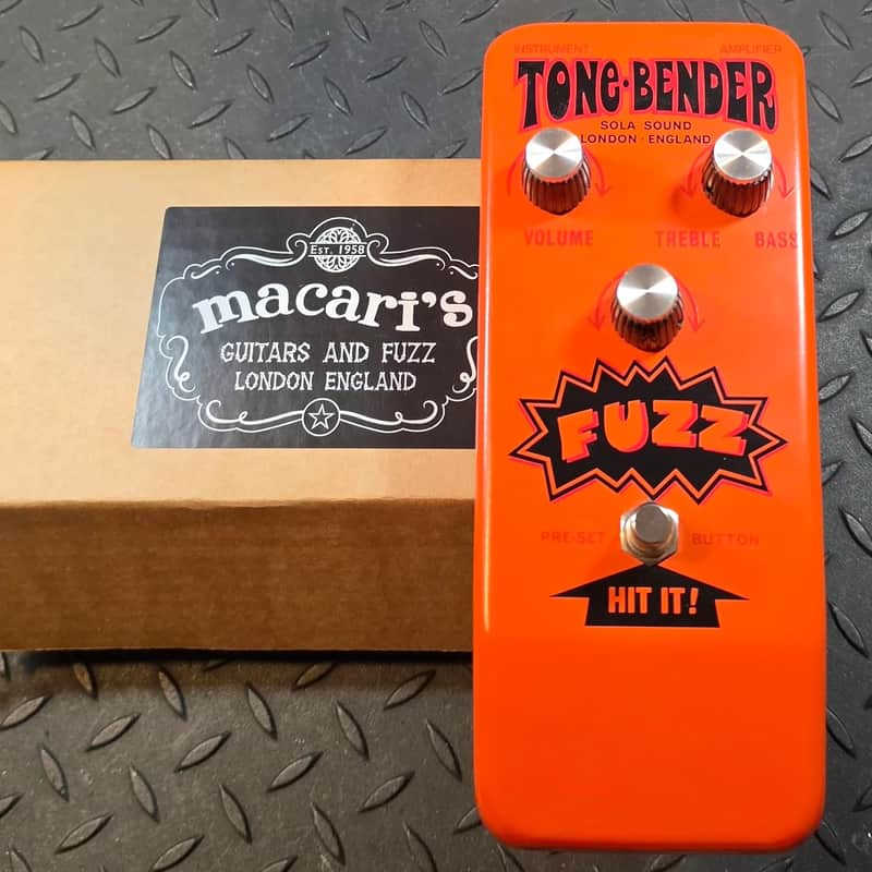 Sola Sound MKIV Tone Bender Fuzz - Trade Show Special 2024 - Orange STC Transistors *DAM* David Main Macari's image 1