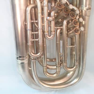 Conn Double Bell Euphonium-Gold Plated-Engraved-Made 1913-Clean-Playable-w/Case! image 7