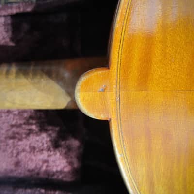 Jérôme Thibouville-Lamy (J.T.L.) Stradivarius Copy 4/4 French Circa-1930s-1940s-Light Yellow Brown Varnish image 19