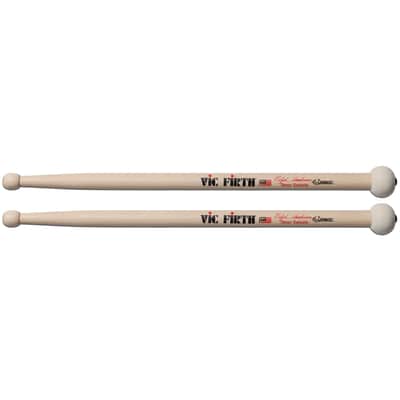 Vic Firth SRHTSW - Corpsmaster Multi-Tenor Sticks Ralph Hardimon Swizzle Signature image 4