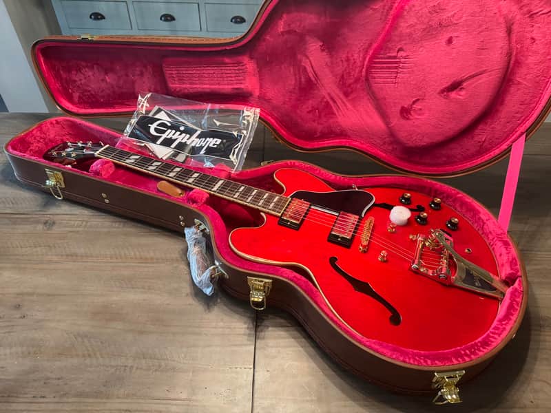 2025 Epiphone Limited Edition Back To The Future ES-345 Sixties Cherry image 1