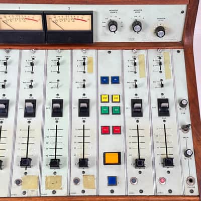 1975 UREI UA Mod One Stereo Recording Console - Sidecar Mixer w/ B11178 Input Transformers image 4